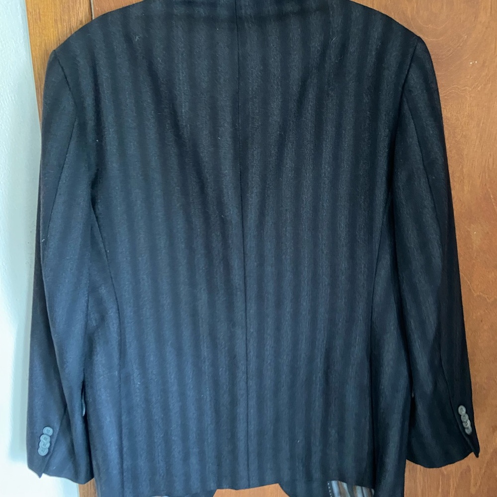 Kroon Men’s 40R Striped gray and black Blazer - Picture 7 of 12